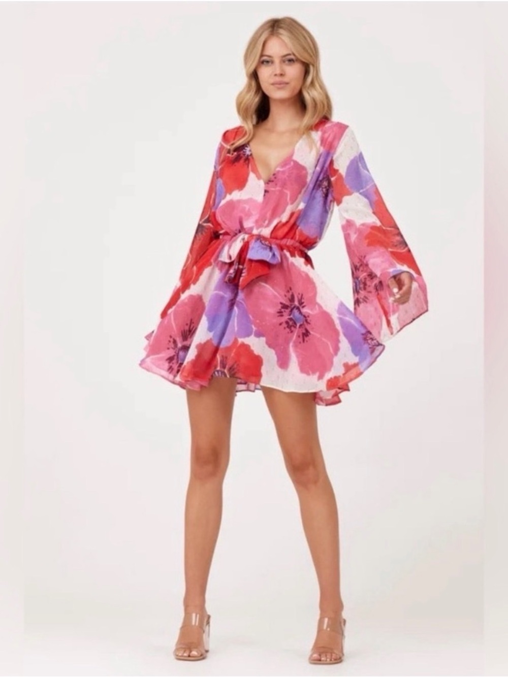 Misa Los Angeles Poppy Love Mini Dress